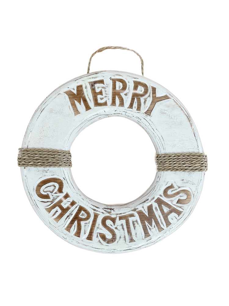 
            
                Load image into Gallery viewer, MERRY CHRISTMAS LIFE BUOY
            
        